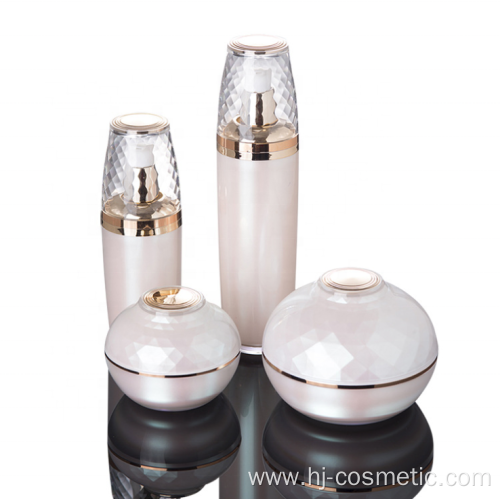 Luxurious onion shape acrylic pink cosmetic bottles/jars with good price
